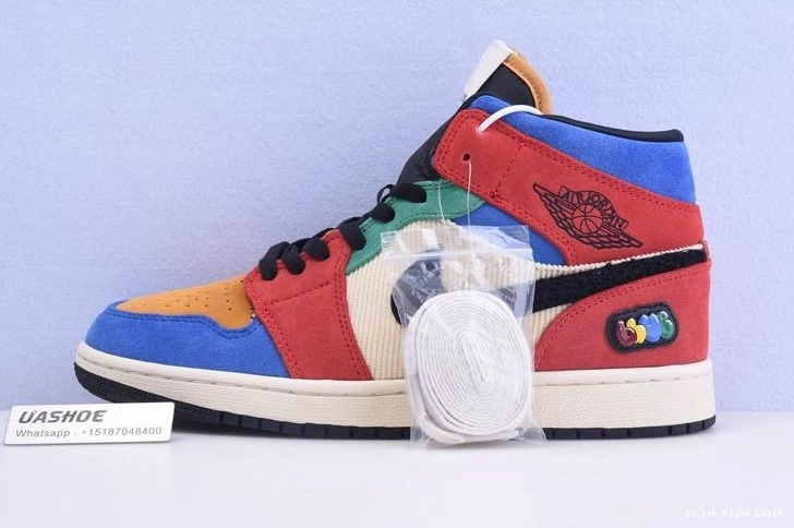 SE Blue Jordan Mid  CU2805-100 Fearless Great the 1 0509